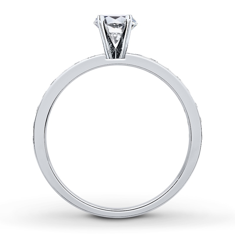 Main Image 2 of Previously Owned Diamond Ring Setting 1/3 ct tw Round 14K White Gold