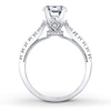 Previously Owned Natalie K Ring Setting 1/3 ct tw Diamonds 14K White Gold