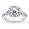Thumbnail Image 1 of Previously Owned Natalie K Ring Setting 1/2 ct tw Diamonds 14K White Gold
