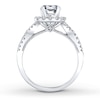 Thumbnail Image 2 of Previously Owned Natalie K Ring Setting 1/2 ct tw Diamonds 14K White Gold