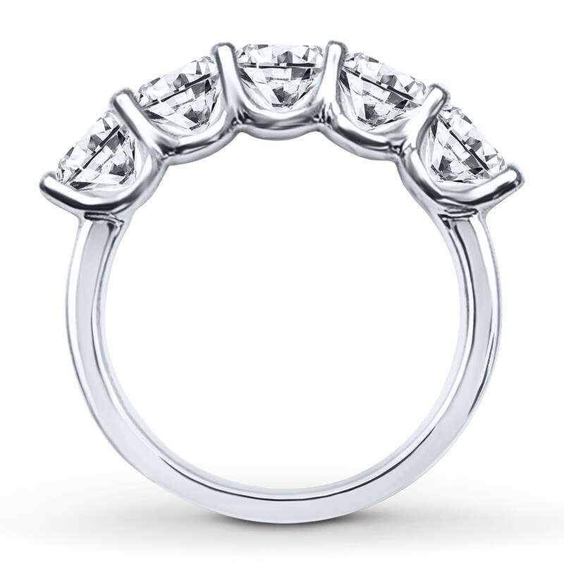 Main Image 2 of Previously Owned Diamond Anniversary Ring 1-3/4 ct tw Round-cut 14K White Gold
