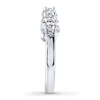 Thumbnail Image 3 of Previously Owned Diamond Anniversary Ring 1-3/4 ct tw Round-cut 14K White Gold