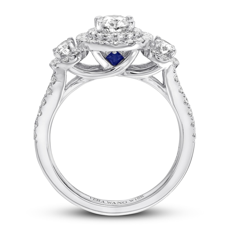 Main Image 2 of Previously Owned Vera Wang WISH Ring 1-1/2 ct tw Diamonds 14K White Gold