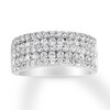 Thumbnail Image 1 of Previously Owned Diamond Anniversary Band 1-1/4 ct tw Ideal-cut 18K White Gold