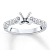 Thumbnail Image 1 of Previously Owned Diamond Ring Setting 1/2 carat tw Round 14K White Gold