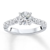 Thumbnail Image 3 of Previously Owned Diamond Ring Setting 1/2 carat tw Round 14K White Gold