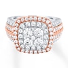 Thumbnail Image 1 of Previously Owned Diamond Engagement Ring 2 ct tw Round-cut 14K Two-Tone Gold