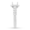 Thumbnail Image 3 of Previously Owned Diamond Ring Setting 3/4 carat tw Round 14K White Gold