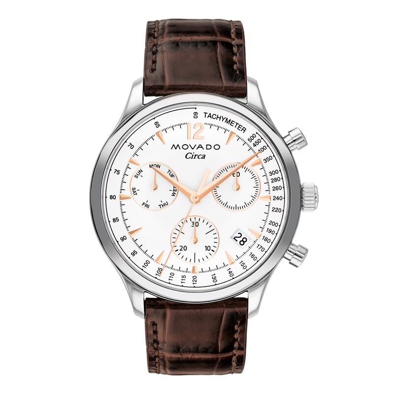Previously Owned Movado Circa Men's Chronograph Watch 3650108