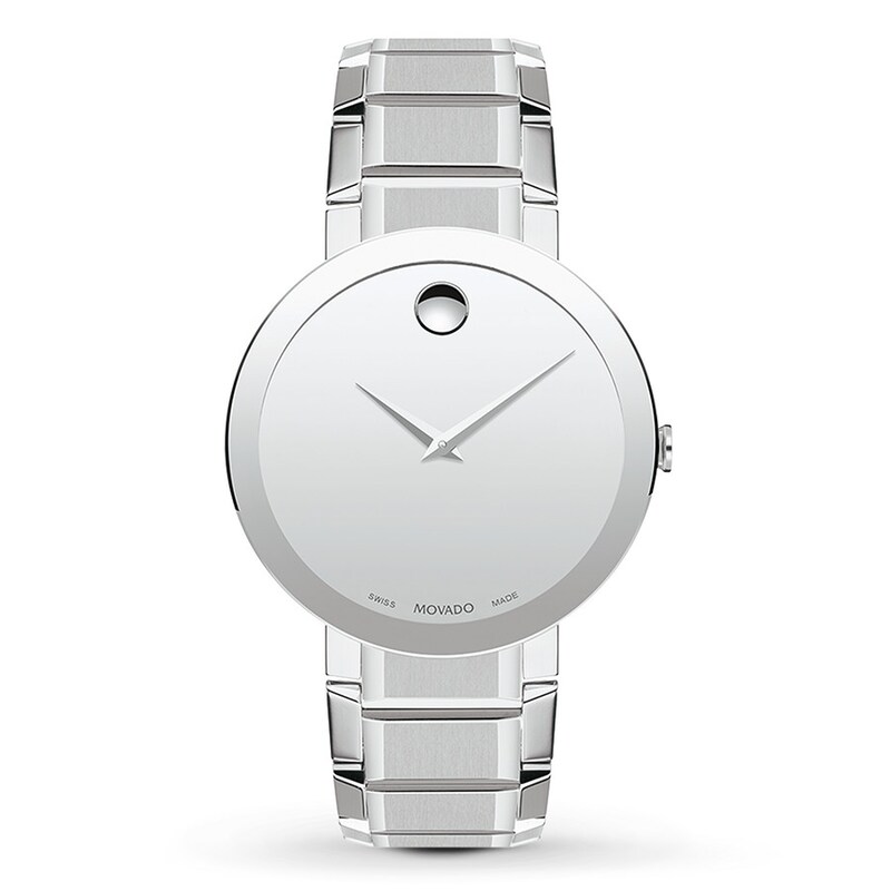 Main Image 1 of Previously Owned Movado Sapphire Men's Watch 0607178