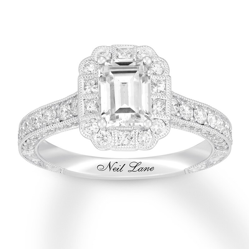 Main Image 1 of Previously Owned Neil Lane Engagement Ring 1-3/4 ct tw Diamonds 14K White Gold