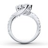 Thumbnail Image 2 of Previously Owned Ever Us Two-Stone Ring 2 ct tw Diamonds 14K White Gold