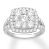 Thumbnail Image 1 of Previously Owned Diamond Engagement Ring 2-3/4 ct tw Round-cut 14K White Gold