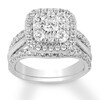 Thumbnail Image 1 of Previously Owned Diamond Engagement Ring 2 ct tw Round-cut 14K White Gold