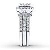 Thumbnail Image 3 of Previously Owned Diamond Bridal Set 2 ct tw Round-cut 14K White Gold