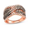 Thumbnail Image 1 of Previously Owned Le Vian Chocolate Diamond Ring 2 ct tw Round 14K Strawberry Gold