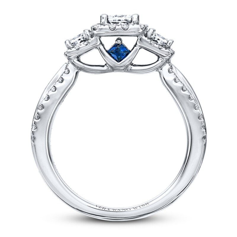 Main Image 2 of Previously Owned Vera Wang WISH 1 Carat tw Diamonds 14K White Gold Ring