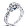 Thumbnail Image 3 of Previously Owned Vera Wang WISH 1 Carat tw Diamonds 14K White Gold Ring