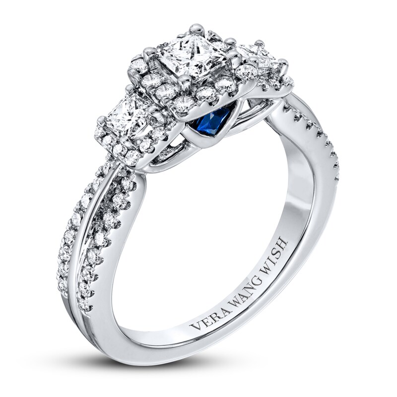 Main Image 3 of Previously Owned Vera Wang WISH 1 Carat tw Diamonds 14K White Gold Ring