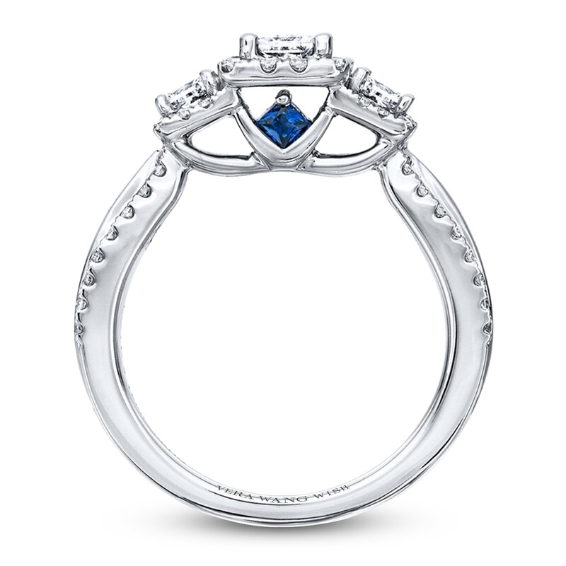 Main Image 2 of Previously Owned Vera Wang Wish 1 Carat tw Diamonds 14K White Gold Ring