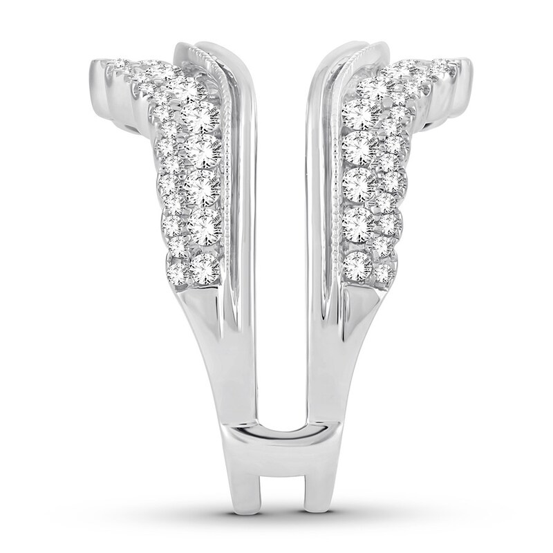 Main Image 3 of Previously Owned Diamond Enhancer Ring 1-1/4 ct tw Round 14K White Gold