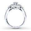 Thumbnail Image 2 of Previously Owned Diamond Bridal Setting 7/8 ct tw Round-cut 14K White Gold