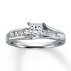 Thumbnail Image 1 of Previously Owned Diamond Engagement Ring 1 ct tw Princess-cut 14K White Gold