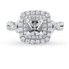 Thumbnail Image 1 of Previously Owned Vera Wang WISH Engagement Ring Setting 3/4 ct tw Round Diamonds 14K White Gold