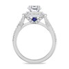 Thumbnail Image 2 of Previously Owned Vera Wang WISH Engagement Ring Setting 3/4 ct tw Round Diamonds 14K White Gold