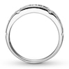 Thumbnail Image 2 of Previously Owned Men's Diamond Band 1 ct tw Round-cut 14K White Gold