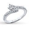 Thumbnail Image 3 of Previously Owned Ever Us Two-Stone Ring 1 ct tw Diamonds 14K White Gold