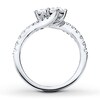 Thumbnail Image 4 of Previously Owned Ever Us Two-Stone Ring 1 ct tw Diamonds 14K White Gold