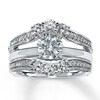 Thumbnail Image 3 of Previously Owned Diamond Enhancer Ring 1 ct tw Round 14K White Gold