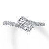 Thumbnail Image 1 of Previously Owned Ever Us Two-Stone Ring 3/4 ct tw Diamonds 14K White Gold