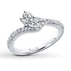 Thumbnail Image 3 of Previously Owned Ever Us Two-Stone Ring 3/4 ct tw Diamonds 14K White Gold