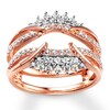 Thumbnail Image 1 of Previously Owned Diamond Enhancer Ring 5/8 ct tw Round-cut 14K Rose Gold