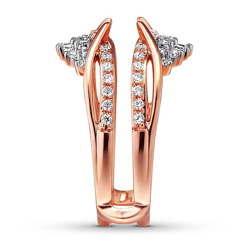 Main Image 3 of Previously Owned Diamond Enhancer Ring 5/8 ct tw Round-cut 14K Rose Gold