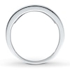 Thumbnail Image 2 of Previously Owned Men's Diamond Ring 1/2 ct tw Square 14K White Gold