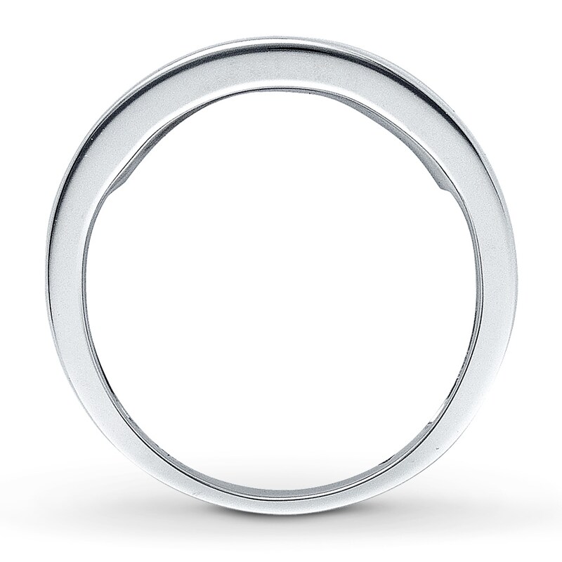 Main Image 2 of Previously Owned Men's Diamond Ring 1/2 ct tw Square 14K White Gold