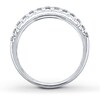 Thumbnail Image 2 of Previously Owned Diamond Band 1/2 ct tw Round-cut Platinum