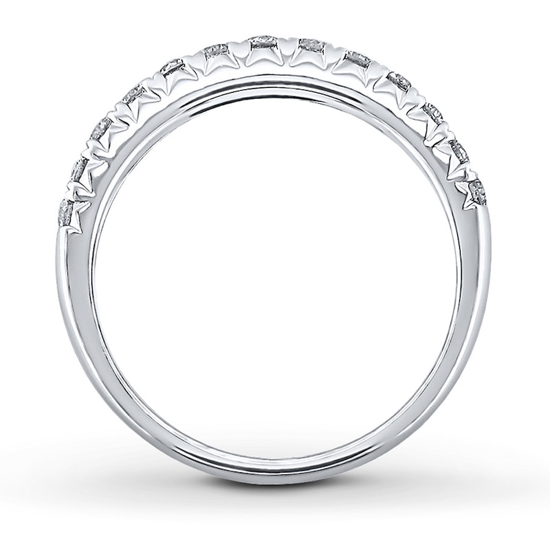 Main Image 2 of Previously Owned Diamond Band 1/2 ct tw Round-cut Platinum