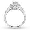 Thumbnail Image 2 of Previously Owned Diamond Engagement Ring 1/2 ct tw Round-cut 14K White Gold