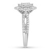 Thumbnail Image 3 of Previously Owned Diamond Engagement Ring 1/2 ct tw Round-cut 14K White Gold