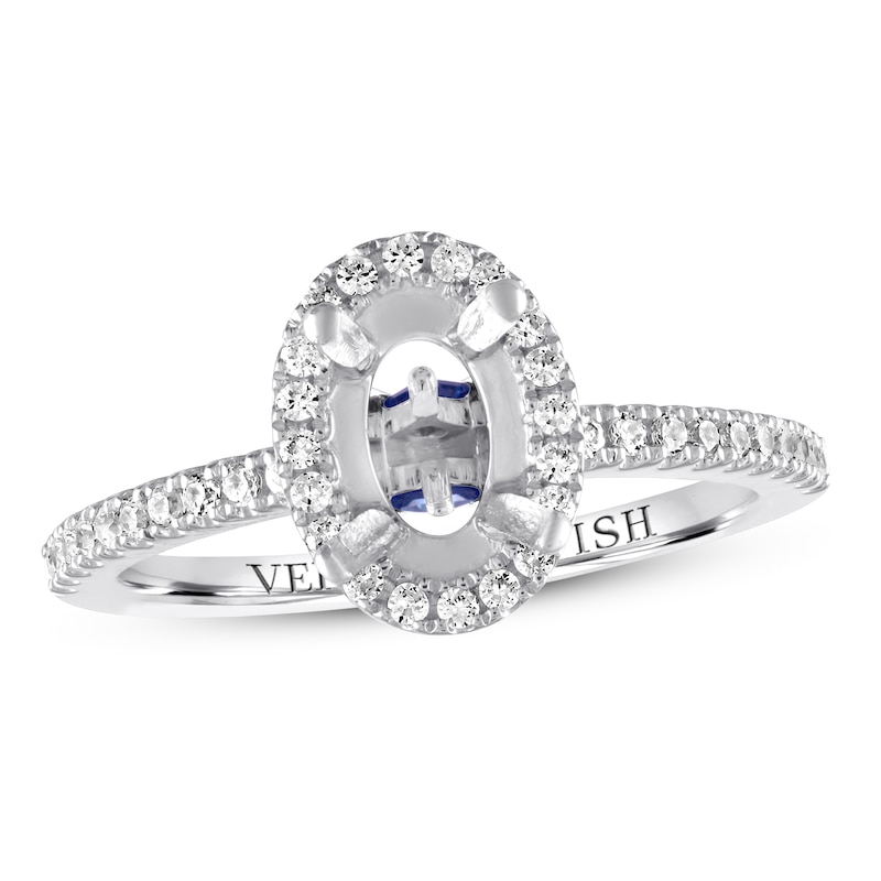 Main Image 1 of Previously Owned Vera Wang WISH Ring Setting 1/4 ct tw Diamonds 14K White Gold