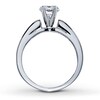 Thumbnail Image 2 of Previously Owned Diamond Ring Setting 1/2 ct tw Princess-Cut 14K White Gold