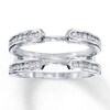 Thumbnail Image 1 of Previously Owned Diamond Enhancer Ring 3/8 Carat tw Round-cut 14K White Gold