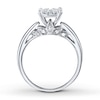 Thumbnail Image 2 of Previously Owned Diamond Promise Ring 1/2 ct tw Round 10K White Gold