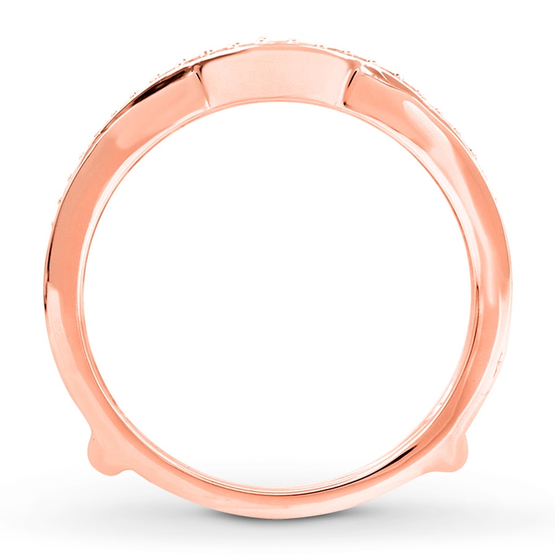 Main Image 2 of Previously Owned Diamond Enhancer Ring 1/4 ct tw Round-cut 14K Rose Gold