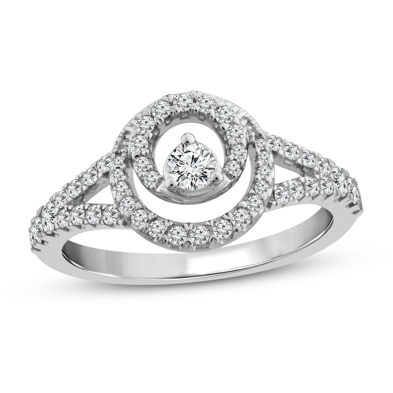 Main Image 1 of Previously Owned Diamond Ring 1/2 ct tw 10K White Gold