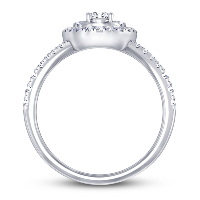 Main Image 2 of Previously Owned Diamond Ring 1/2 ct tw 10K White Gold